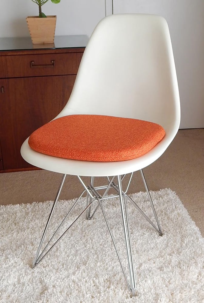 Cushion for Eames Molded Plastic Side Chair - Many Colors and Fabrics Available!